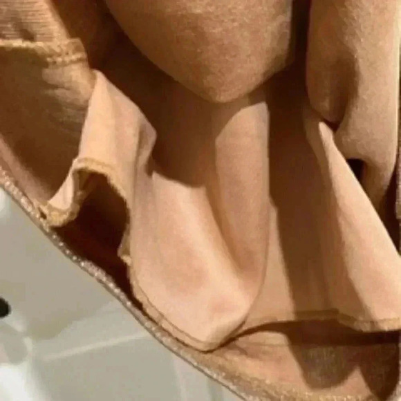 Gold‎ Stretch Knit Body-Con Dress Women Sz Small NWT - Picture 4 of 8